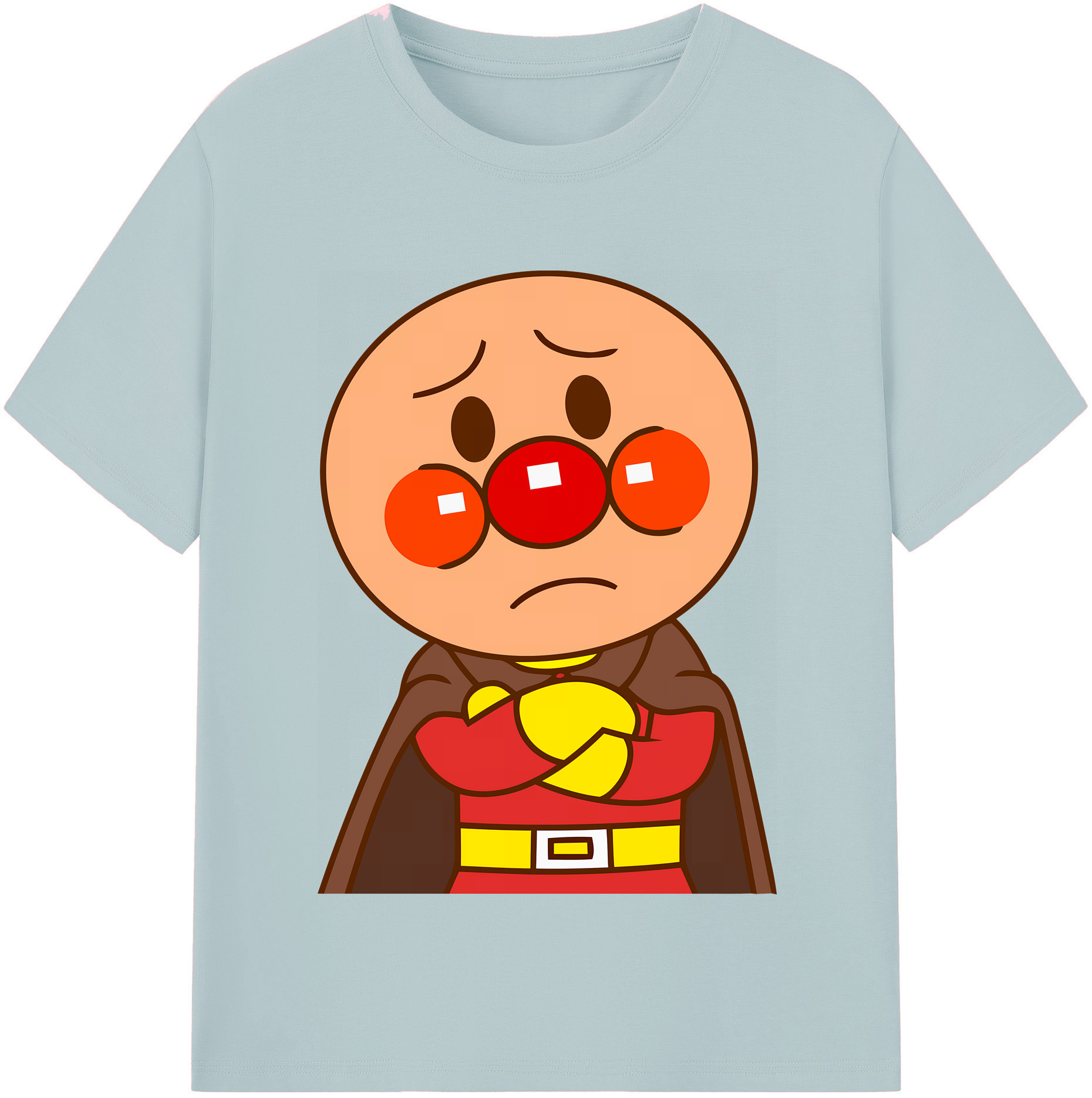 （画像用） アンパンマン Anpanman 綿100％半袖Tシャツ（フロントプリント）